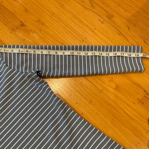 NWT Sonet James Reese Blue & White Stripe A Play Dress Medium - Picture 10 of 11